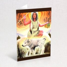 White Buffalo Calf Woman Greeting Card - 3 pk