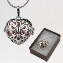 Aromatherapy Enclosure Locket - Butterfly